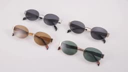 Luxury Round Metal Sunglasses for Women and Men Designer Triomphe Fashion Oval Glasses Glamour Brand Stylish Eyewear UV400