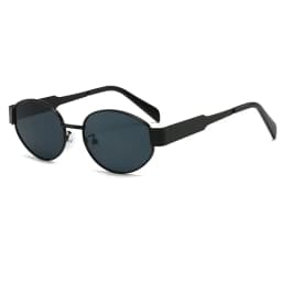 Luxury Round Metal Sunglasses for Women and Men Designer Triomphe Fashion Oval Glasses Glamour Brand Stylish Eyewear UV400