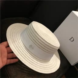 Sun protection straw hat French elegant outdoor beach travel anti-ultraviolet women's hat hats for womem