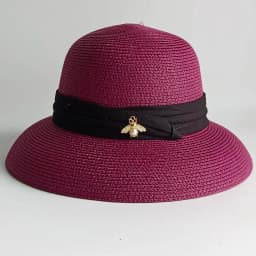 Sun protection straw hat French elegant outdoor beach travel anti-ultraviolet women's hat hats for womem