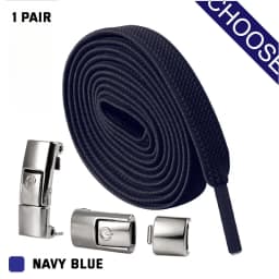 8mm No Tie Shoe Laces Metal Press Lock Shoelaces Without Ties Elastic Laces Sneaker Kids Adult Widened Flat Shoelace for Shoes