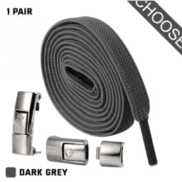 8mm No Tie Shoe Laces Metal Press Lock Shoelaces Without Ties Elastic Laces Sneaker Kids Adult Widened Flat Shoelace for Shoes