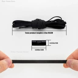 8mm No Tie Shoe Laces Metal Press Lock Shoelaces Without Ties Elastic Laces Sneaker Kids Adult Widened Flat Shoelace for Shoes