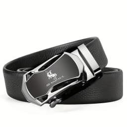 JIFANAUL Men's Famous Brand Belt High Quality Leather Luxury Belt Metal Automatic Buckle Belt Business Leisure Fashion Belt