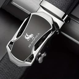 JIFANAUL Men's Famous Brand Belt High Quality Leather Luxury Belt Metal Automatic Buckle Belt Business Leisure Fashion Belt