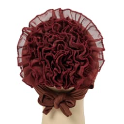 Fashionable Women's Hijabs Solid Color Hijab Turban Caps Chiffon Flower Decor Headwear Islamic Head Wrap Head Scarf Cap