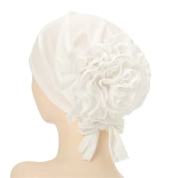 Fashionable Women's Hijabs Solid Color Hijab Turban Caps Chiffon Flower Decor Headwear Islamic Head Wrap Head Scarf Cap