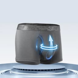 Men's Boxers Shorts Modal Underwear Man Panties Solid Breathable Bullet Separation Pouch Underpants Male Trunks Cueca Plus Size