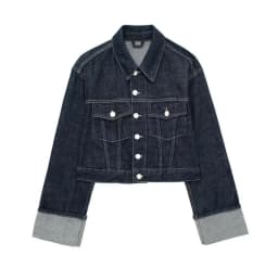 HH Women Fashion Denim Set Casual Lapel Long Sleeve Crop Jacket Buttons Female Vintage Wide Leg Loose Jeans Long Pants