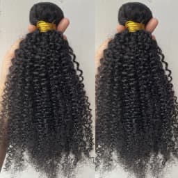 Brazilian Afro Kinky Curly Human Hair Bundles 4b 4c Afro kinky Bulk Human Hair Weave Bundle Deal Hair Extensions Wholesale