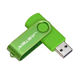 JASTER Business Gift USB Flash Drive 128GB Real Capacity Pen Drive 64GB Rotatable Memory Stick 32GB High Speed USB Stick 16GB
