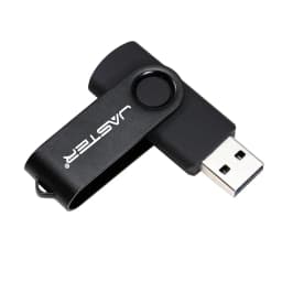 JASTER Business Gift USB Flash Drive 128GB Real Capacity Pen Drive 64GB Rotatable Memory Stick 32GB High Speed USB Stick 16GB