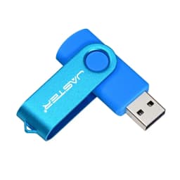 JASTER Business Gift USB Flash Drive 128GB Real Capacity Pen Drive 64GB Rotatable Memory Stick 32GB High Speed USB Stick 16GB