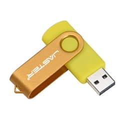 JASTER Business Gift USB Flash Drive 128GB Real Capacity Pen Drive 64GB Rotatable Memory Stick 32GB High Speed USB Stick 16GB
