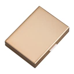 9.5*6.5*1.3cm Metal Card Box Stainless Steel ID Credit Card Holder RFID Blocking Credit Card Case Protector Walletwith 6 Slot