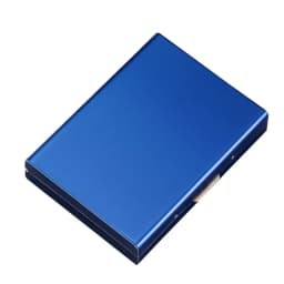 9.5*6.5*1.3cm Metal Card Box Stainless Steel ID Credit Card Holder RFID Blocking Credit Card Case Protector Walletwith 6 Slot