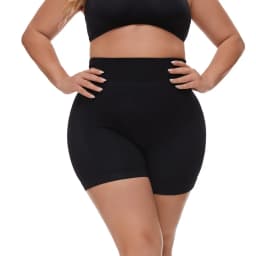 Plus Size Women's Seamless Shapeing Shorts High Waist-Lift Shapeing Panties Safety Leggings Yoga Pants