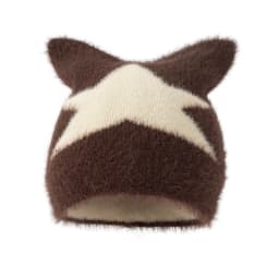 new y2k Cat ears star pattern Beanies Hat Men Winter Autunm Warm Knitted Bonnet Cap Soft Skullies Beanies Caps Boys Gifts
