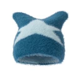 new y2k Cat ears star pattern Beanies Hat Men Winter Autunm Warm Knitted Bonnet Cap Soft Skullies Beanies Caps Boys Gifts