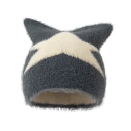 new y2k Cat ears star pattern Beanies Hat Men Winter Autunm Warm Knitted Bonnet Cap Soft Skullies Beanies Caps Boys Gifts