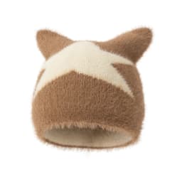 new y2k Cat ears star pattern Beanies Hat Men Winter Autunm Warm Knitted Bonnet Cap Soft Skullies Beanies Caps Boys Gifts