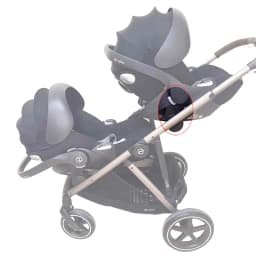 Stroller Adapter For Cybex Gazelle S Pushchair Aton Clound Q/Z Car Seat Converter Buggy Bracket Basket Connector Accessories