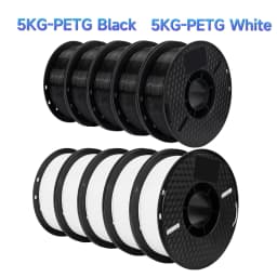 10KG PLA PETG Filament for 3D Printer Filament 1KG/Roll 1.75MM Plastic Filaments Line Up Neatly Printing Material for 3D Printer