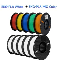 10KG PLA PETG Filament for 3D Printer Filament 1KG/Roll 1.75MM Plastic Filaments Line Up Neatly Printing Material for 3D Printer