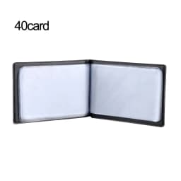 Leather 40/120/180/240/300 Cards ID Credit Card Holder Book Case Organizer Business Cards ID Credit Card Holder Case