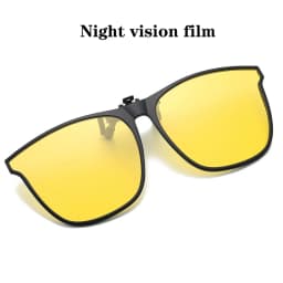 Polarized Clip On Sunglasses Men Women Photochromic Car Driver Goggles Night Vision Glasses Anti Glare Vintage Square Glasses