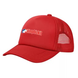 Limp Bizkit Logo Trucker Cap Adult Fashion Band Hat Sun Hats Dad Hat Adjustable Polyester Mesh Baseball Cap Summer