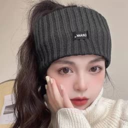 1/3pcs Winter Warm Wide Headband for Women High Quality Cotton Woolen Warm Forehead Knitting Elastic Hair Band Hair Accessories