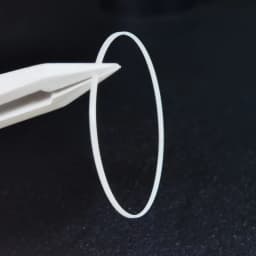 1.2mm Height 0.55mm Thick White I Ring Watch Crystal Gasket for Waterproof Watch Glass 26mm to 35.5mm Inner Diameter