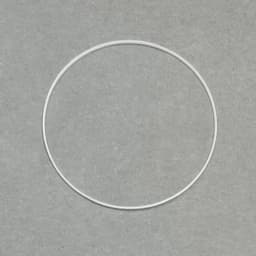 1.2mm Height 0.55mm Thick White I Ring Watch Crystal Gasket for Waterproof Watch Glass 26mm to 35.5mm Inner Diameter
