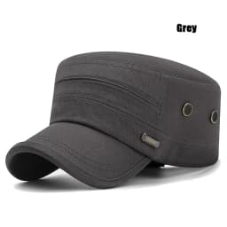 Spring and Summer Four Seasons Korean Style Leisure Outdoor Sunshade Flat Cap Pure Cotton Air Eye Mature Mens Hat