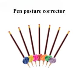 5/10pcs Universal Ergonomic Writing Aid Writing Corrector Grip For Kids Handwriting Pen Holder Correction Pencil Case