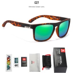KDEAM Legend Square Sunglasses Polarized Lens For Men Women Outdoor Sports Fishing Mountaineering Sun Glasses With Brand Box