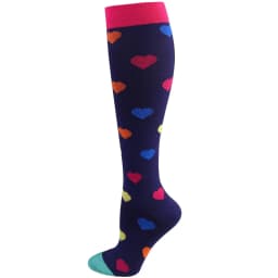 58 Styles Compression Socks 30 Mmhg Heart Star Stripe Socks New Unisex Golfs Tube Thigh Men Outdoor Long Pressure Stockings