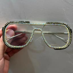 Diamonds Sunglasses Women 2026 New Luxury Rhinestone Unique Hand Fashion One Piece Sunglasses Female Oversized Glasses Eyewear