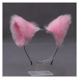 Lolita Animal Cat Fox Ear Hair Hoops Cosplay Girls Halloween Anime Headbands Headwear Hair Accessories