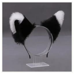 Lolita Animal Cat Fox Ear Hair Hoops Cosplay Girls Halloween Anime Headbands Headwear Hair Accessories