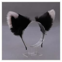 Lolita Animal Cat Fox Ear Hair Hoops Cosplay Girls Halloween Anime Headbands Headwear Hair Accessories