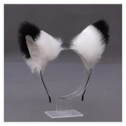 Lolita Animal Cat Fox Ear Hair Hoops Cosplay Girls Halloween Anime Headbands Headwear Hair Accessories
