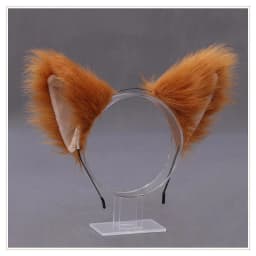 Lolita Animal Cat Fox Ear Hair Hoops Cosplay Girls Halloween Anime Headbands Headwear Hair Accessories