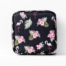 Women Sanitary Napkin Tampon Storage Bag Cute Makeup Pouches Zipper Women Cosmetic Lipstick Key Earphone Data Cables Organizer
