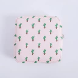 Women Sanitary Napkin Tampon Storage Bag Cute Makeup Pouches Zipper Women Cosmetic Lipstick Key Earphone Data Cables Organizer