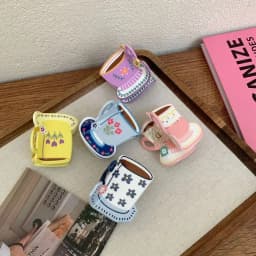Personalized Acetic Acid Acetate Hair Claw Cute Cartoon Coffee Cup Hair Clip Flower Grab Clip Small Hair Claw Girl