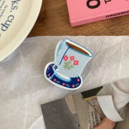 Personalized Acetic Acid Acetate Hair Claw Cute Cartoon Coffee Cup Hair Clip Flower Grab Clip Small Hair Claw Girl