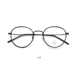 TR90 Alloy Anti Blue Light Office Glasses Retro Round Frame Women's Frame Ultra Light Optical Prescription Glasses Frame 6833
