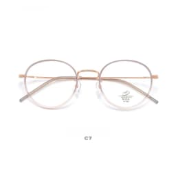 TR90 Alloy Anti Blue Light Office Glasses Retro Round Frame Women's Frame Ultra Light Optical Prescription Glasses Frame 6833